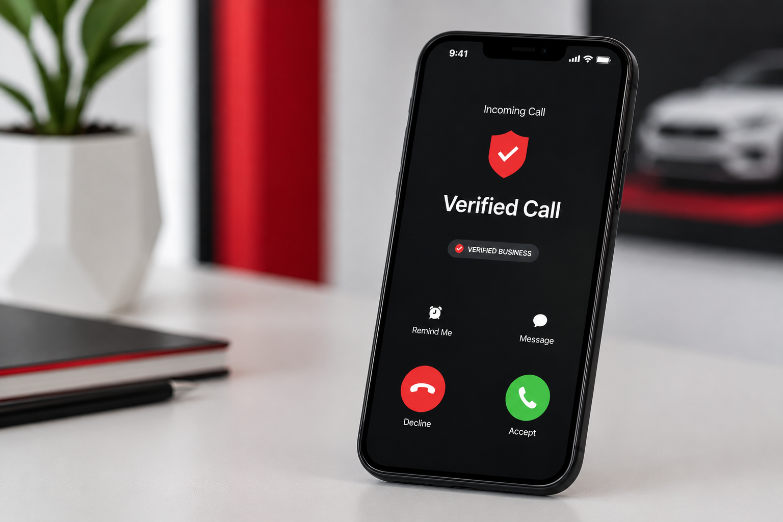 verified call from dealership to customer
