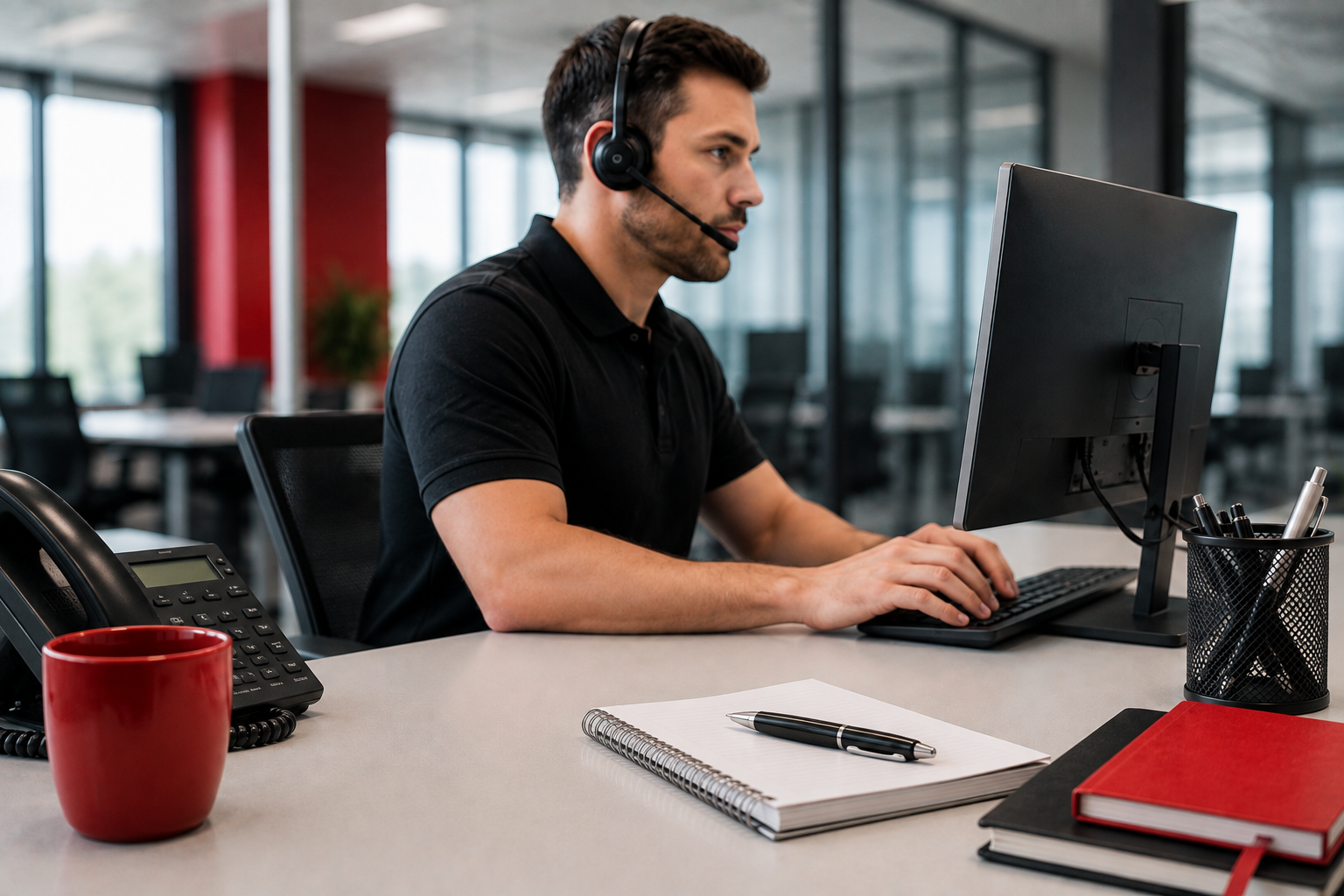 bdc agent making phone calls that actually connect due to good call reputation