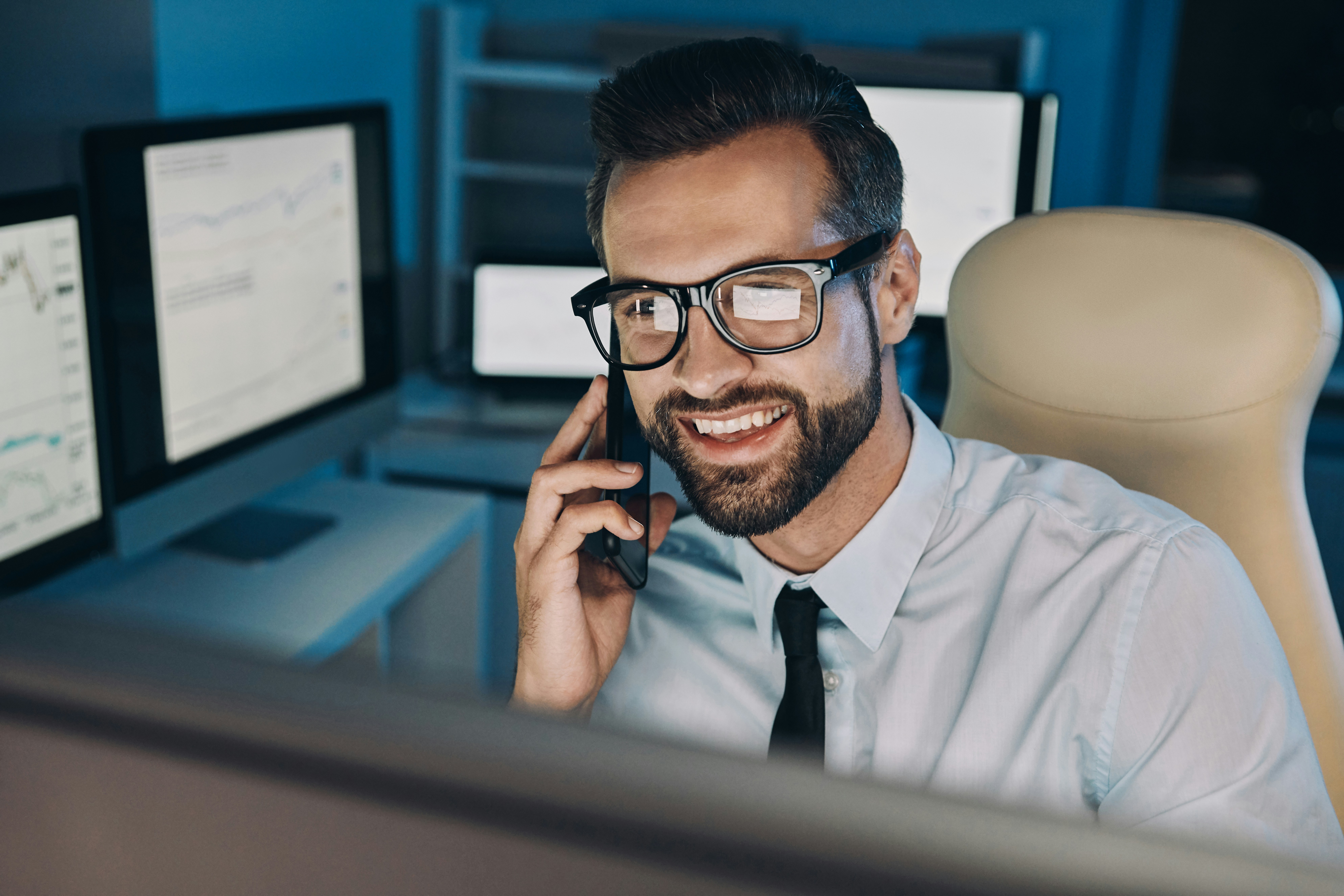 bdc agent making an authentic call to service customer